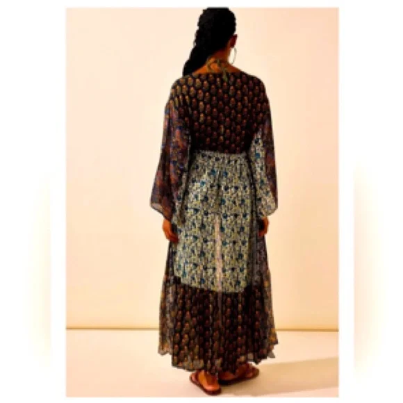 Free PEOPLE BOMBAY KIMONO ONE SIZE - Picture 7 of 16